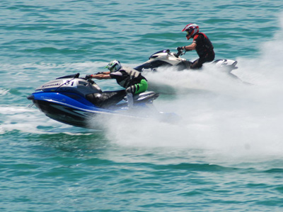 Σούπερ θέαμα με Jet Ski στον Ωρωπό